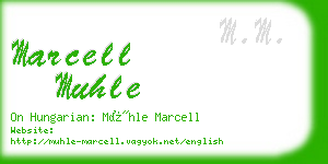 marcell muhle business card